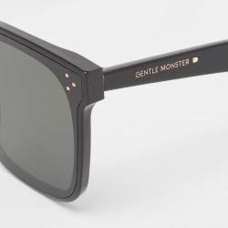 Gentle Monster Black Flatba Her 01 Square Sunglasses