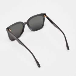 Gentle Monster Black Flatba Her 01 Square Sunglasses
