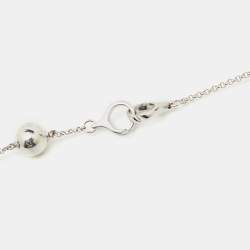 Georg Jensen Onyx Silver 925 Beads Long Station Necklace