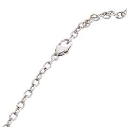 Georg Jensen Silver Circle Pendant Necklace