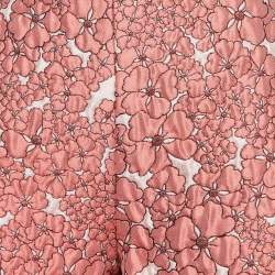 Giamba Pink Floral Jacquard Shorts S