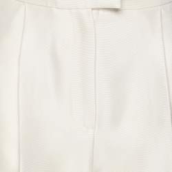 Pre Owned بنطلون حرير أوف وايت جيامباتيستا فالي مقاس صغير جدًا - إكس سمول