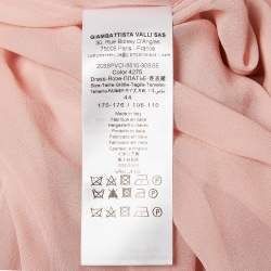 Giambattista Valli Pink Silk Off-Shoulder Ruffled Mini Dress M