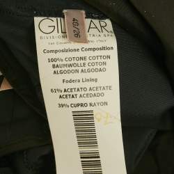 مملوكة مسبقًا Giambattista Valli Dark Green Cotton Pleated High Waist Trouser S 