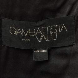 Pre Owned Giambattista Valli Metallic Boucle Cropped Jacket M