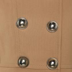 Pre Owned Giambattista Valli Brown Wool Coat M