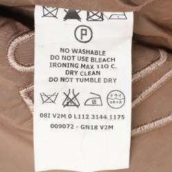 Pre Owned Giambattista Valli Brown Wool Coat M