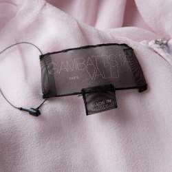 مملوكة مسبقًا Giambattista Valli Blush Pink Silk Chiffon Sleeveless Maxi Dress M