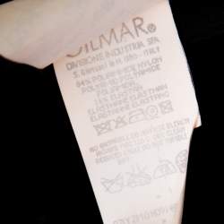 مملوكة مسبقًا فستان سهرة جيامباتيستا فالي جيرسيه حرير وردي بجزء علوي مكشكش بلا حمالات M