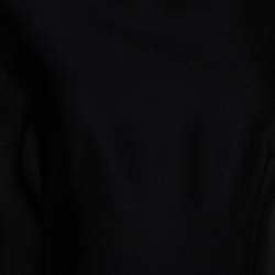 Pre Owned Giambattista Valli Black Silk Wool Sleeveless Pencil Dress S