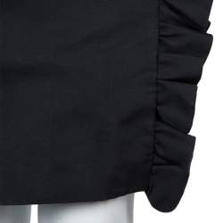 مملوكة مسبقًا Giambattista Valli Black Ruffle Dress XXS