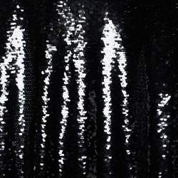 مملوكة مسبقًا Giambattista Valli Black Sequin Cape M