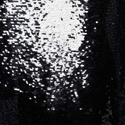 مملوكة مسبقًا Giambattista Valli Black Sequin Cape M