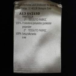 مملوكة مسبقًا Giambattista Valli Black Sequin Cape M