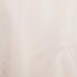 مملوكة مسبقًا فستان جيامباتيستا فالي حرير وردي خوخي مزخرف مقاس كبير - لارج