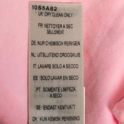 Pre Owned Giambattista Valli Neon Pink Ombre Stretch Cotton Tank Top M