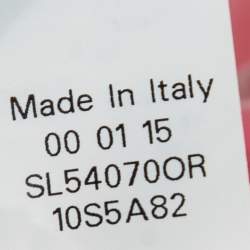 Pre Owned Giambattista Valli Neon Pink Ombre Stretch Cotton Tank Top M