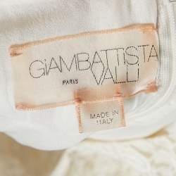 Giambattista Valli White Lace Sleeveless Jumpsuit M