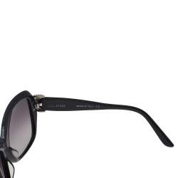Gianfranco Ferre Black GF974-02 Crystal Embellished Gradient Square Sunglasses 
