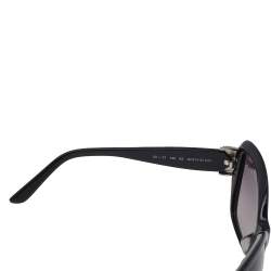 Gianfranco Ferre Black GF974-02 Crystal Embellished Gradient Square Sunglasses 