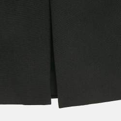 Gianfranco Ferre Black Crepe Turtle Neck Short Dress M