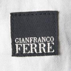 Pre Owned Gianfranco Ferre Grey Satin Tailored Blazer L