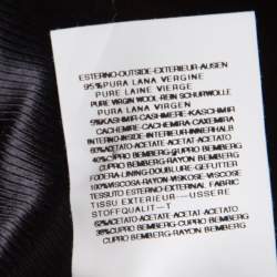 Gianfranco Ferre Red Wool and Cashmere Long Coat S