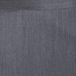 Gianfranco Ferre Grey Wool & Silk Blend Maxi Skirt M
