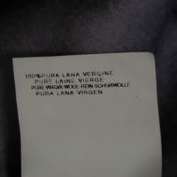 Gianfranco Ferre Light Purple Wool Pleat Detail Coat XL