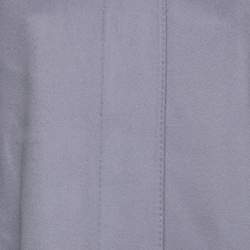 Gianfranco Ferre Light Purple Wool Pleat Detail Coat XL