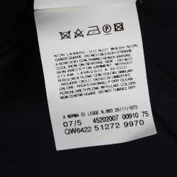 Gianfranco Ferre Black Jersey & Silk Cut-Out Back Belted Dress M