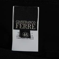 Gianfranco Ferre Vintage Silk-Chiffon Wrap-Effect Wide Leg Pants L