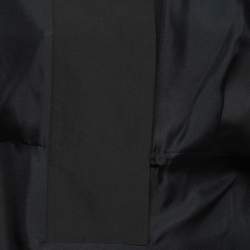 Gianfranco Ferre Vintage Black Silk Collared Tunic M