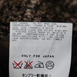 Pre Owned Gianfranco Ferre Vintage Brown Animal Print Chiffon Sequin-Embellished Long Dress L