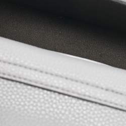 Gianfranco Ferre Grey Leather Logo Flap Shoulder Bag