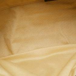 Pre Owned Gianfranco Ferre Beige/Black Watersnake and Leather Charm Satchel