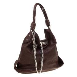 Pre Owned Gianfranco Ferre Brown Leather Hobo