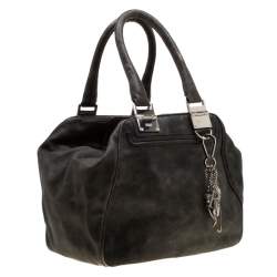 Pre Owned Gianfranco Ferre Grey Leather Satchel