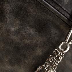 Pre Owned Gianfranco Ferre Grey Leather Satchel