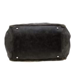 Pre Owned Gianfranco Ferre Grey Leather Satchel