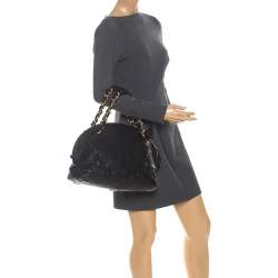 Gianfranco Ferre Black Leather Satchel