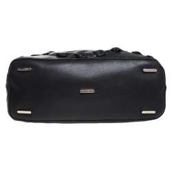 Gianfranco Ferre Black Leather Satchel