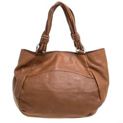 Gianfranco Ferre Brown Leather Shoulder Bag