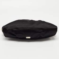 Pre Owned Gianfranco Ferre Black Satin Frame Clutch
