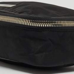 Gianfranco Ferre Black Nylon Zip Around Pouch