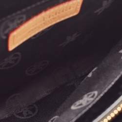 Gianfranco Ferre Black Patent Leather Chain Shoulder Bag