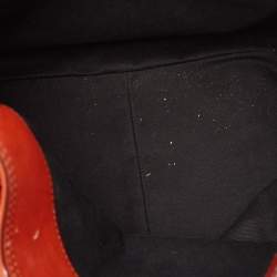Gianfranco Ferre Dark Orange Leather Hobo