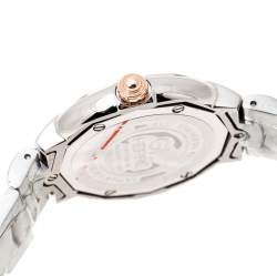 Pre Owned Gianfranco Ferre Mother of Pearl Two-Tone Stainless Steel Women's Wristwatch 33 mm