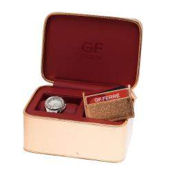 Gianfranco Ferre Mirror Stainless Steel 9040J Limited Edition Diamond Women's Wristwatch 44MM