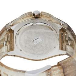 Gianfranco Ferre Silver Stainless Steel Rubber GF.9024J Unisex Wristwatch 43 mm
